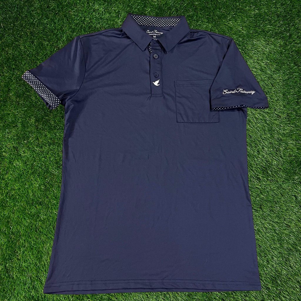 "Ocean Waves" Golf Polo