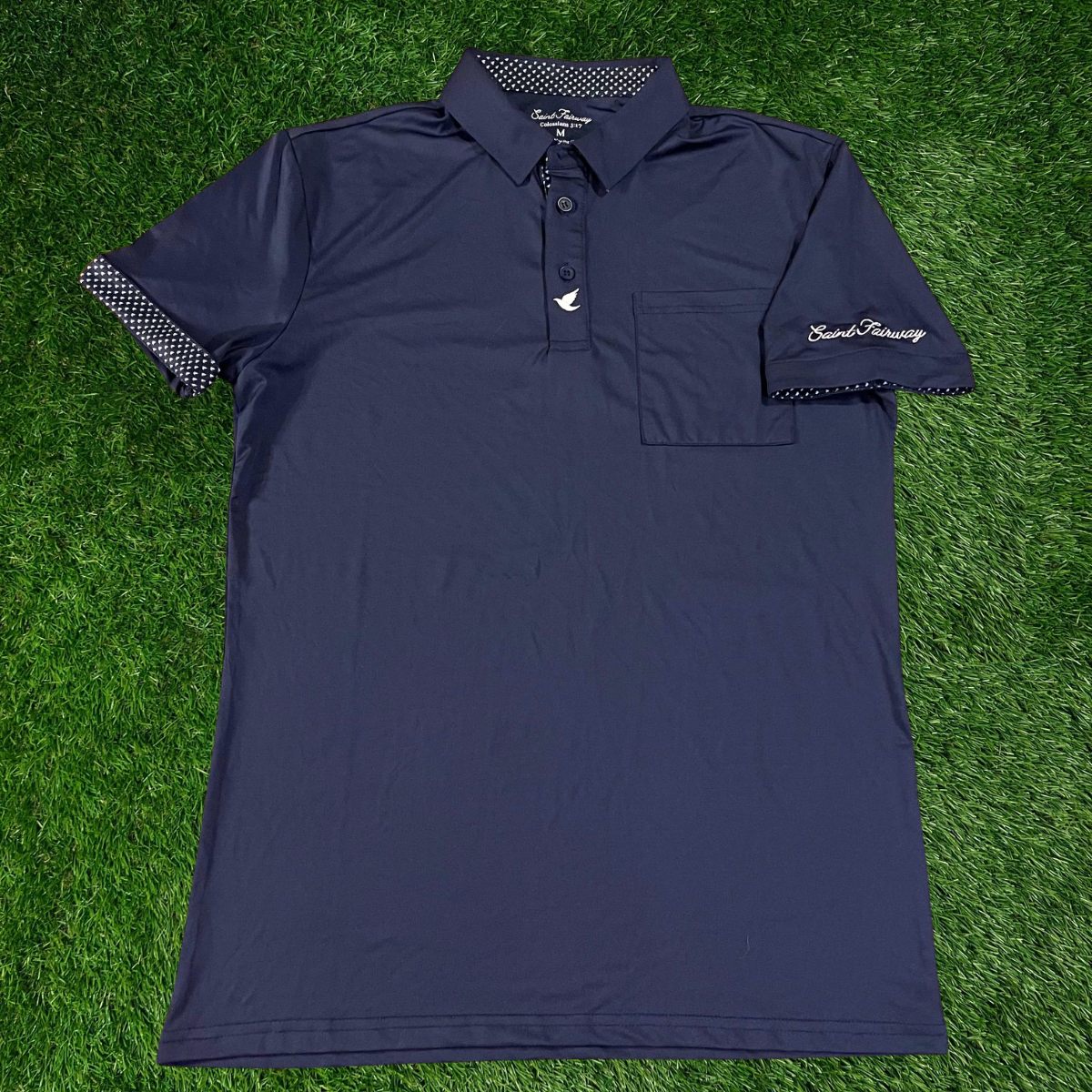 "Ocean Waves" Golf Polo