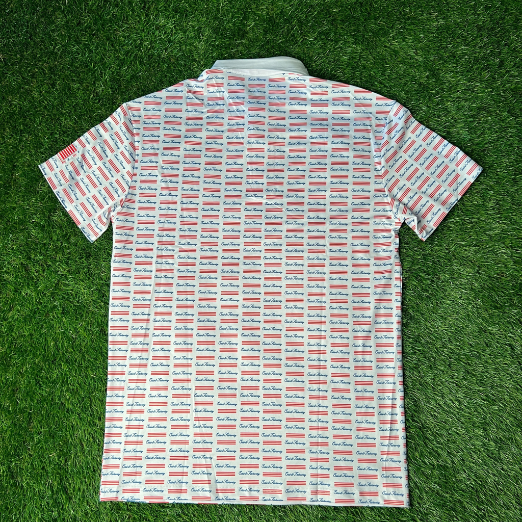 "Saints and Stripes" Golf Polo