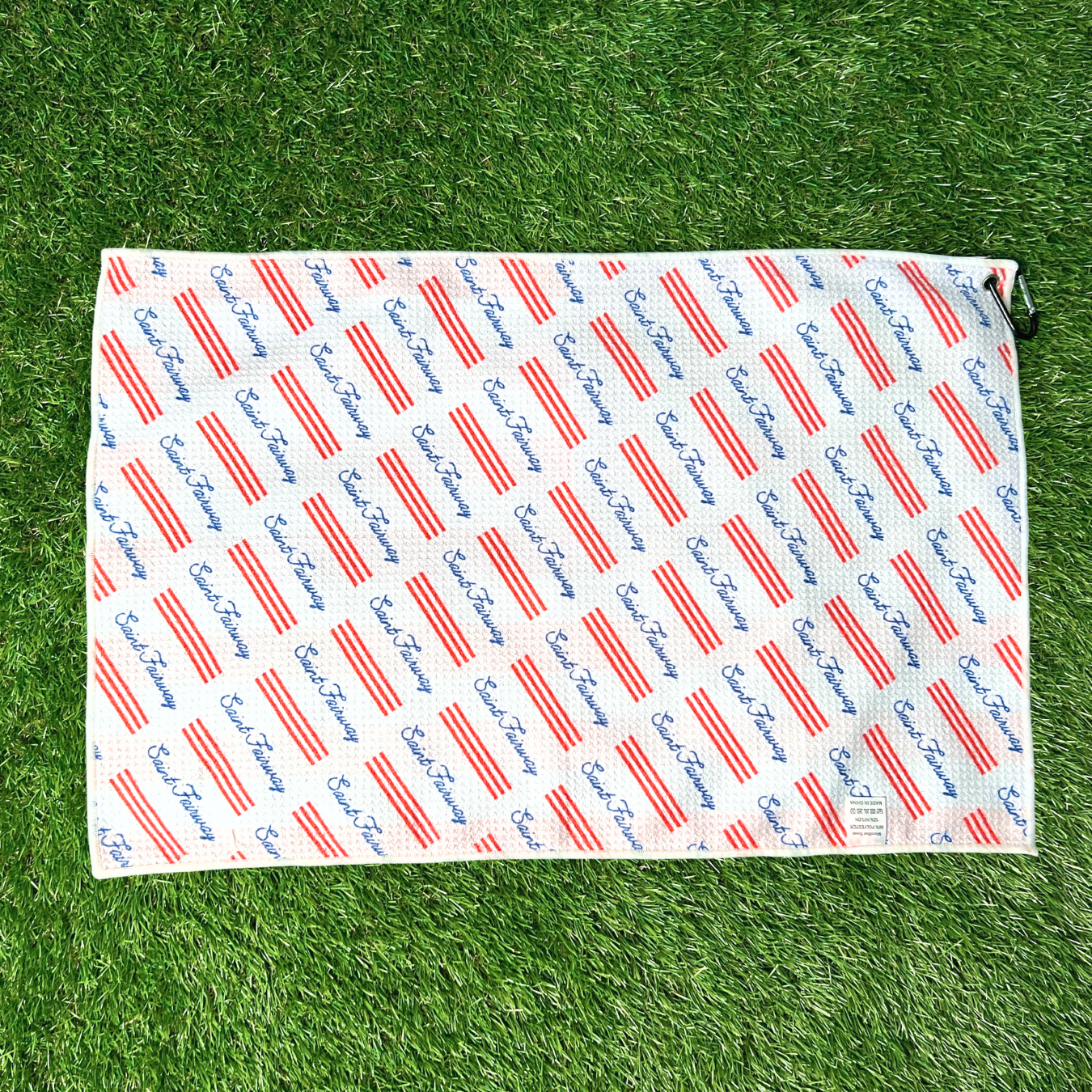 Saints and Stripes" Patriotic Waffle Golf Towel